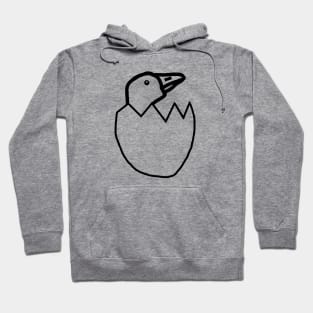 Baby Goose Egg Outline Hoodie